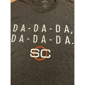 *RARE* ESPN SportsCenter  Theme Song TV Sports T-Shirt LARGE Berman Patrick